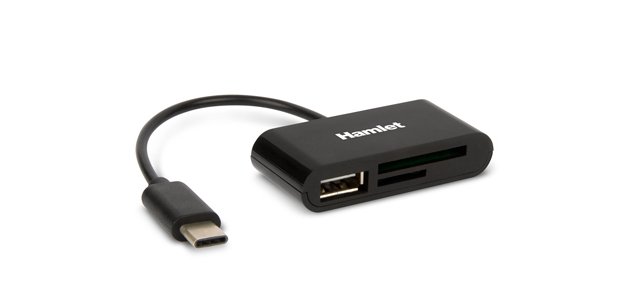 Hamlet XZR100UC lettore di schede USB 2.0 Type-C Nero