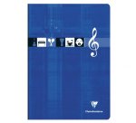 Cahier Musique & Chant piqué A4 48 pages grands carreaux Couleur aléatoire - Assortis