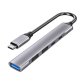 DLH DY-TU4990 station d'accueil USB Type-C Argent