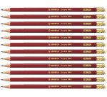 Crayon graphite stabilo swano hb corps hexagonal usage courant bout gomme