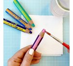 Crayon stabilo woody 3 en 1 duo multi-talents mine bicolore pointe 10mm taille-crayon inclus etui 5 unites assorties