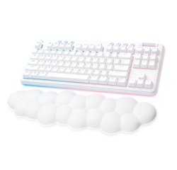 Logitech G 920-010685 teclado Juego RF Wireless + Bluetooth QWERTY Español Blanco