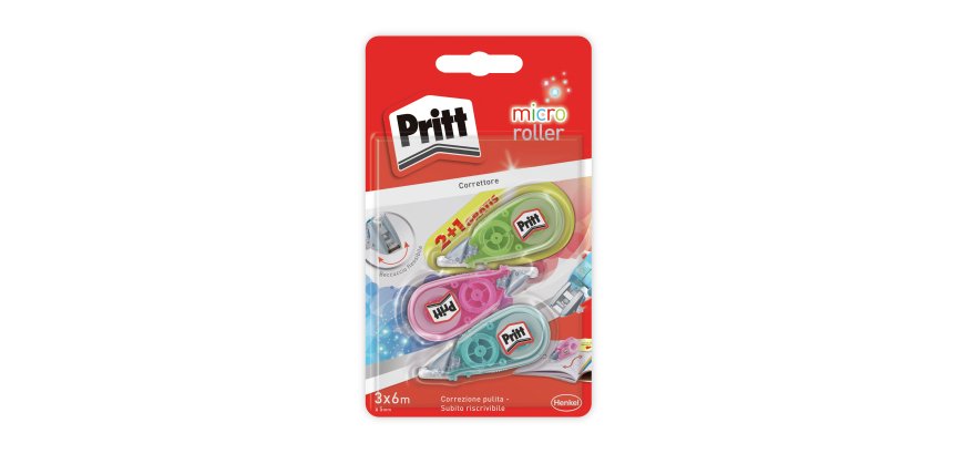Pritt Correttore Micro Roller 5mmx6m - bl 3pz