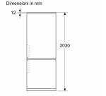 BOSCH Réfrigérateur congélateur bas KGN492LDF Série 4