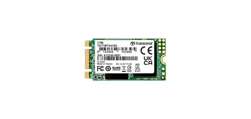 Transcend 430S 1 To M.2 Série ATA III 3D NAND