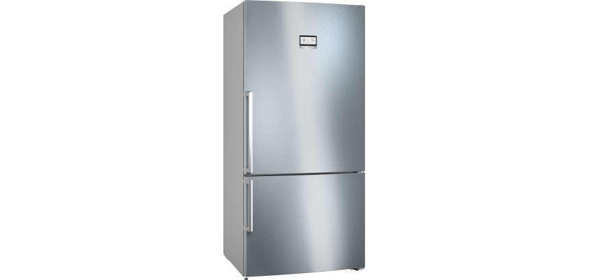 BOSCH Réfrigérateur congélateur bas KGN86AIDR, Série 6, Capacité XXL, Vario Zone