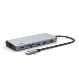 Belkin CONNECT USB-C 7-in-1 Multiport Adapter - docking station - USB-C - HDMI - 2.5 GigE