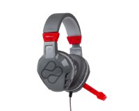 Blade Gaming Samus Auriculares Alámbrico Diadema Juego Negro, Gris, Rojo