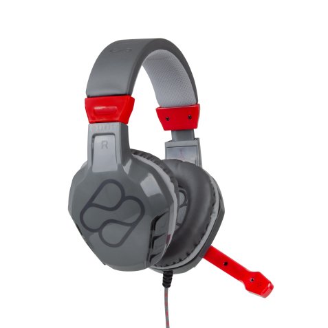 Blade Gaming Samus Auriculares Alámbrico Diadema Juego Negro, Gris, Rojo