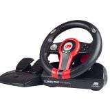 Blade Gaming Turbo cup Negro, Rojo Volante + Pedales Nintendo Switch, Nintendo Switch Lite, PC