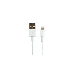 Câble USB-A vers Lightning MFI Mâle/Mâle 1m Blanc 600224