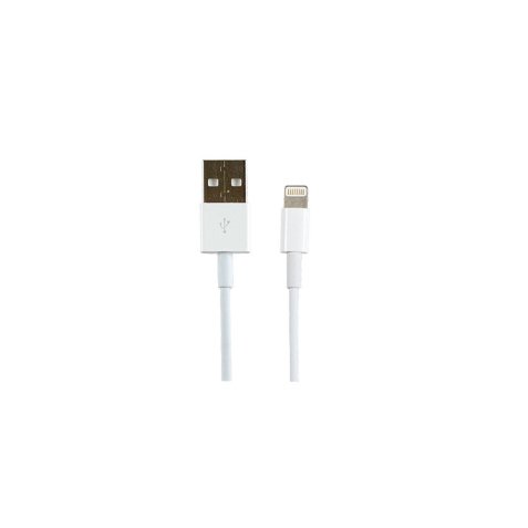 Câble USB-A vers Lightning MFI Mâle/Mâle 1m Blanc 600224