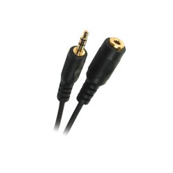 Rallonge jack 3,5mm Mâle/Femelle 5m Noir 418014