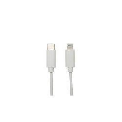 Câble Lightning certifié MFI / Type C 2 mètres Blanc