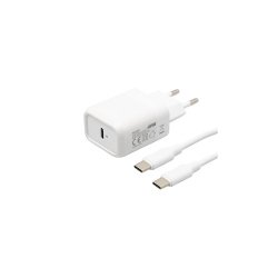 Chargeur secteur USB Type C + Câble Type C 1 mètre