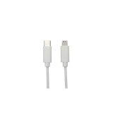 Câble Lightning certifié MFI / Type C 1 mètre Blanc