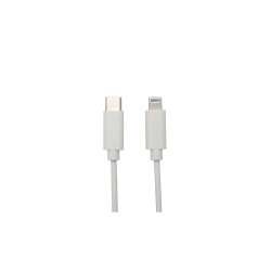Câble Lightning certifié MFI / Type C 1 mètre Blanc
