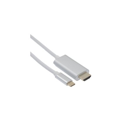 Câble HDMI Mâle/ Type-C Mâle 4K 1,8m Alu 590480