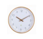 Horloge murale 30 cm cadran bois