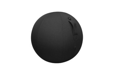 Ballon Ergo ball Noir,diam 65 cm.En polychlorure de vinyle. Poignée de transport.Fonction de Tumbler