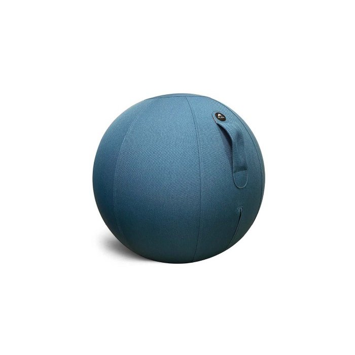 Ballon Ergo ball Bleu,diam 65 cm.En polychlorure de vinyle. Poignée de transport.Fonction de Tumbler