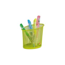 Pot à crayons 'MESHCUP', en fil d'acier, vert