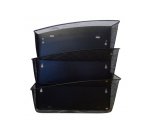 Trieur mural MESHFILE, lot de 3, noir