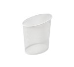 Corbeille à papier en métal Mesh Blanc 18 litres - Dimensions : L35,5 x H39 x P24 cm