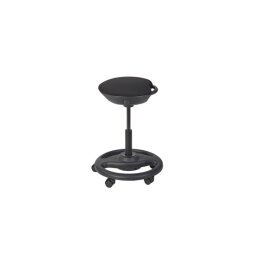 Tabouret Rolly ergonomique à bascule sur roulette, rembourré avec mousse. Hauteur de 57 cm à 74 cm