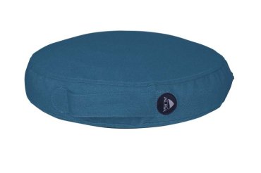 Coussin ergonomique ERGOPAD bleu diam 35 cm gonflable en polychlorure de vinyle, poignée intégrée