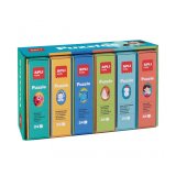 Présentoir contenant 6 puzzles 24 pièces assortis