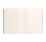 Rhodiarama carnet souple 19x25 cm 160 pages ligné papier ivoire 90g fermeture élastique - Taupe