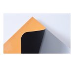 Rhodia Unlimited A5+ 16x21 cm 120 pages petits carreaux 5x5 avec cadre en-tête détachables microperforé avec élastique - Orange