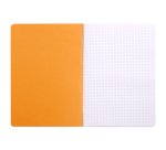 Cahier piqué Rhodia Classic 21x29,7 cm 96 pages petits carreaux 5x5 non détachables 80g - Orange