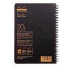Cahier rhodiactive adress book reliure intégrale couverture pp a5 14,8x21cm 160 pages 90g onglets pochette cartonnée