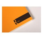 Bloc agrafé Rhodia le R N°16 14,8x21 cm 70 feuillets ligné 90g - Orange