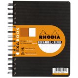 Navulling voor spiraalschrift Rhodia Exabook 16 x 21 cm zwart 5 x 5 - 160 pagina's