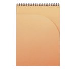 Bloc de bureau Notepad Rhodiactive noir 21 x 29,7 cm reliure intégrale avec pochette - 5 x 5 - 80 feuilles microperforées