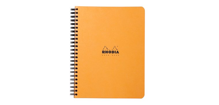 Rhodia Classic Notebook A5+, 5x5 Squared, Orange - Orange|