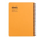 Cahier spirale Rhodia Classic Notebook 16 x 21 cm orange - 5 x 5 -160 pages