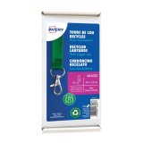 Tour de cou, en rPET, 440 x 15 mm, vert