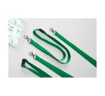 Cordons badges avery recycles mousqueton 44 cm lot de 10    coloris vert