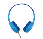 Belkin SoundForm Mini Wired Headphones for Kids Calls/Music/Sports/Everyday Blue
