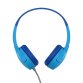 Belkin SoundForm Mini Casque Avec fil Arceau Appels/Musique/Sport/Au quotidien Bleu