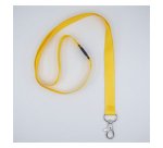 Cordons badges avery recycles mousqueton 44 cm lot de 10    coloris jaune