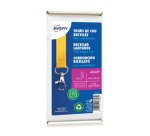 Cordons badges avery recycles mousqueton 44 cm lot de 10    coloris jaune