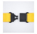 Cordons badges avery recycles mousqueton 44 cm lot de 10    coloris jaune