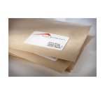 Etiquette adresse laser recyclée 63,5 X 46,6 mm blanche Avery LR7161 - Boîte de 1800