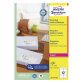 Etiquette autocollante avery adresse recyclee laser blanc  99,1 x 42,3mm boite de 1200