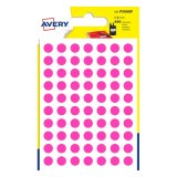 Sachet de 490 pastilles d8 mm. Ecriture manuelle. Coloris Rose